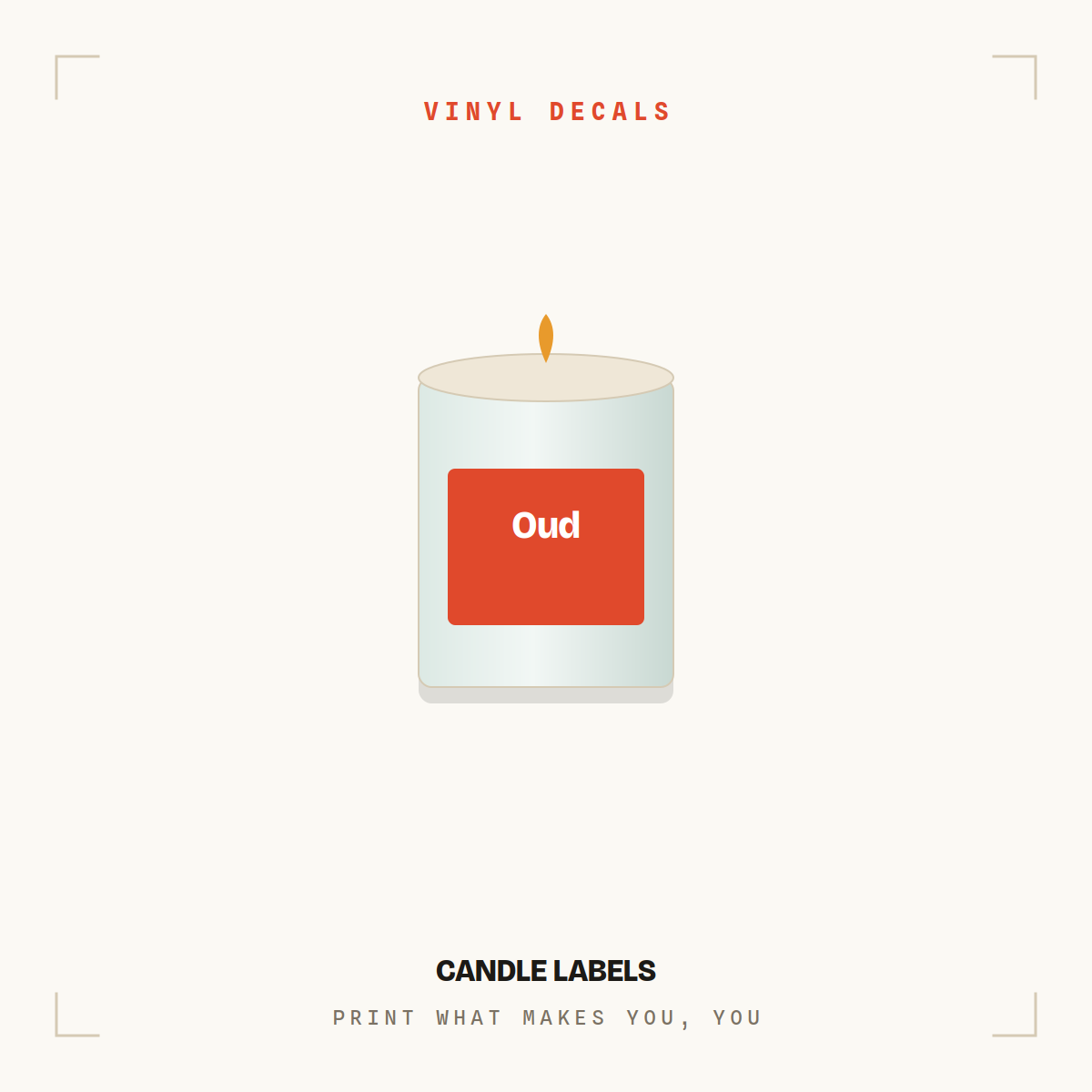 Candle Labels