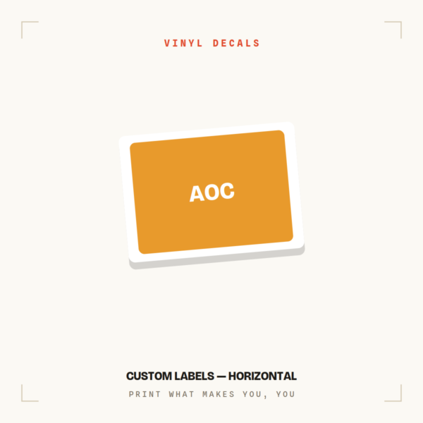 Custom Labels — Horizontal