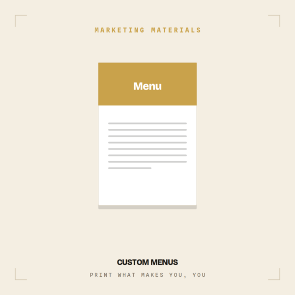 Custom Menus