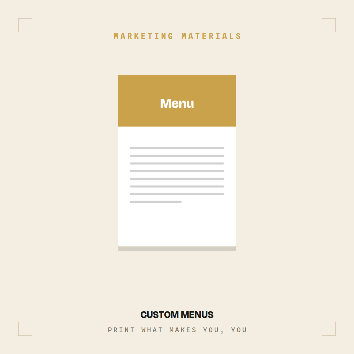 Custom Menus