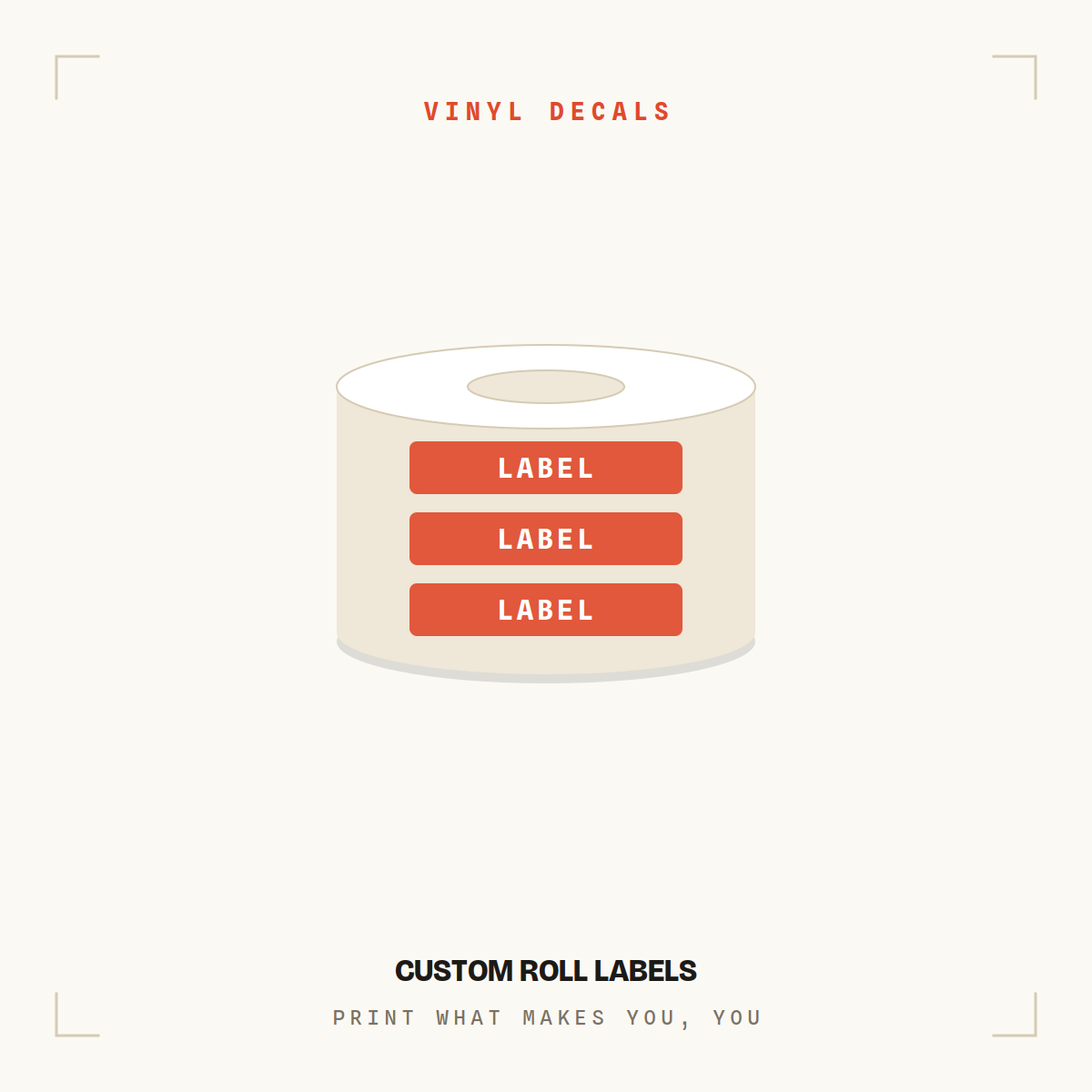 Custom Roll Labels