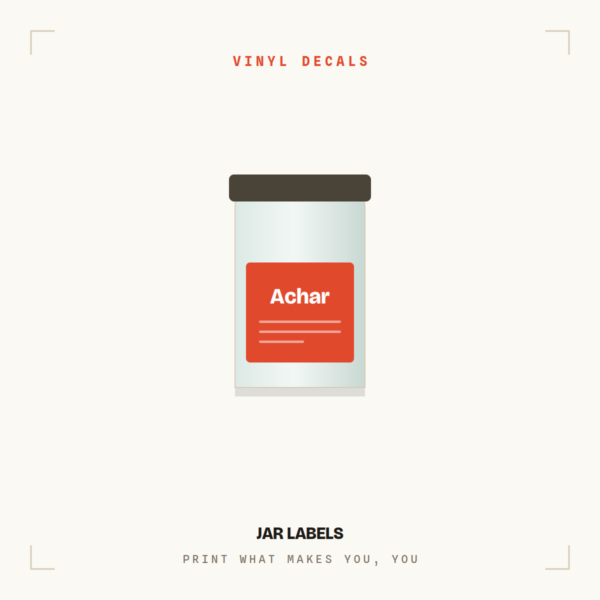 Jar Labels