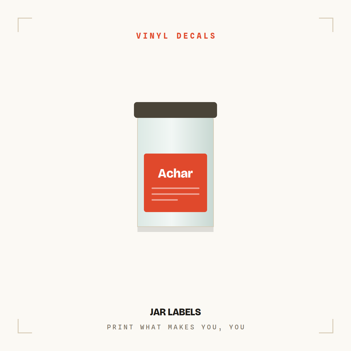 Jar Labels