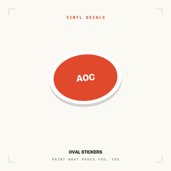 Oval Stickers