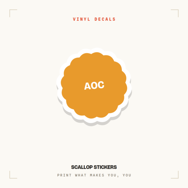 Scallop Stickers