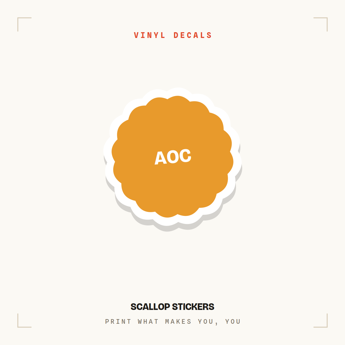 Scallop Stickers